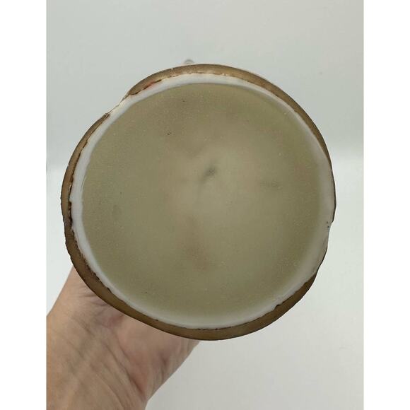 Vintage Mcm Kirch Made In Europe Rare Splash 15" Hand Blown Vase Swung - Picture 7 of 9